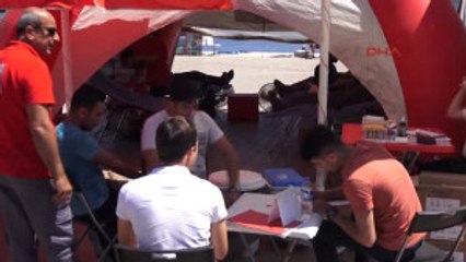 Muğla Tatilciler Kan Bağışını Ihmal Etmedi