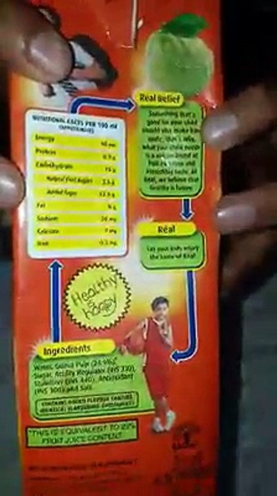 real fruit power Guava fresh Juice with fungus