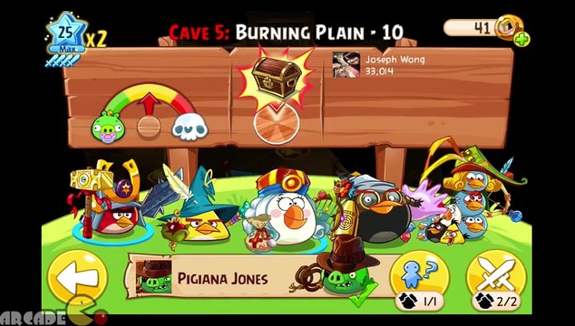 Angry Birds Epic FINAL Chronicle Cave Cleared - CAVE 5 Burning Plain Level 10