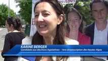 Hautes-Alpes : Karine Berger vient à votre rencontre tout au long de la campagne des élections législatives