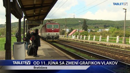 OD 11. JÚNA SA ZMENÍ GRAFIKON VLAKOV