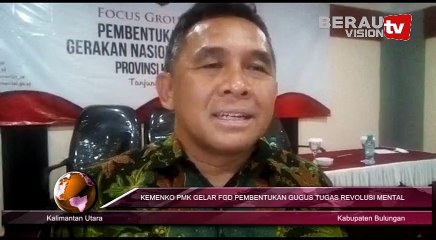 KEMENKO PMK GELAR FGD PEMBENTUKAN GUGUS TUGAS REVOLUSI MENTAL