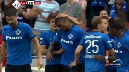 1-0 Wesley Goal  - Club Brugge 1-0 KAA Gent 21.05.2017