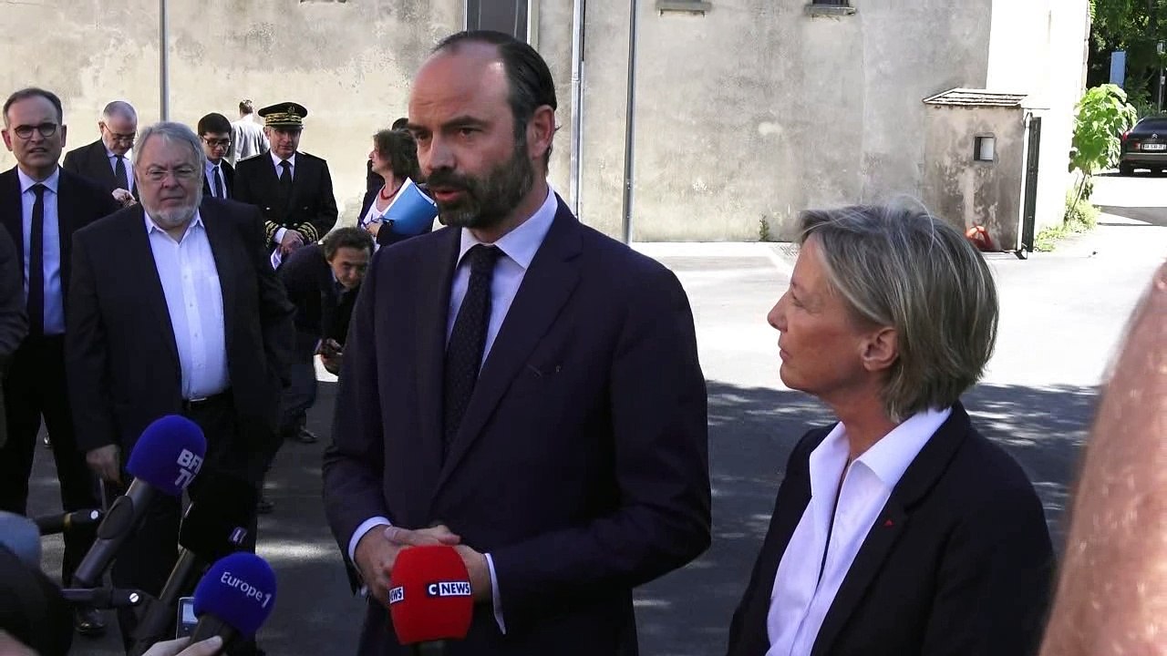 Le 1er ministre, Edouard Philippe,  en visite auprès de personnes handicapées