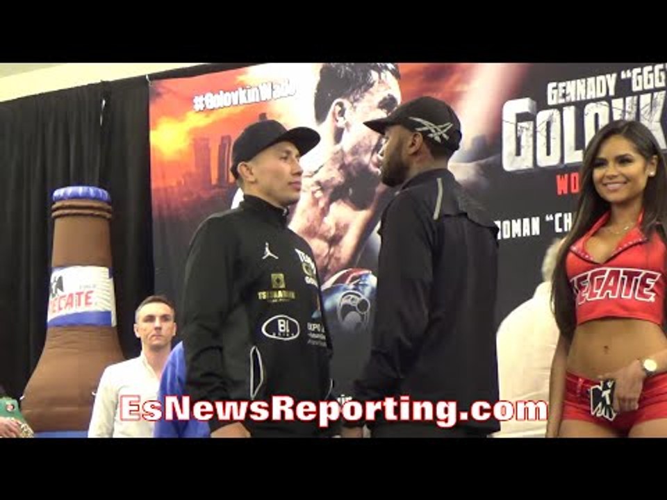 GENNADY GOLOVKIN VS DOMINIC WADE FACE OFF - EsNews Boxing