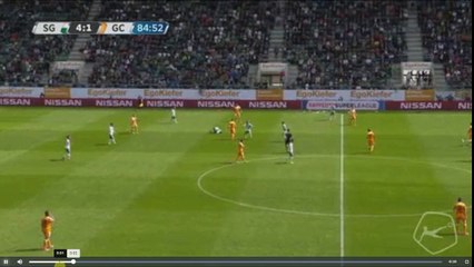 Munas Dabbur Red Card - St Gallen vs Grasshopper Club Zurich 4-1 21.05.2017 (HD)
