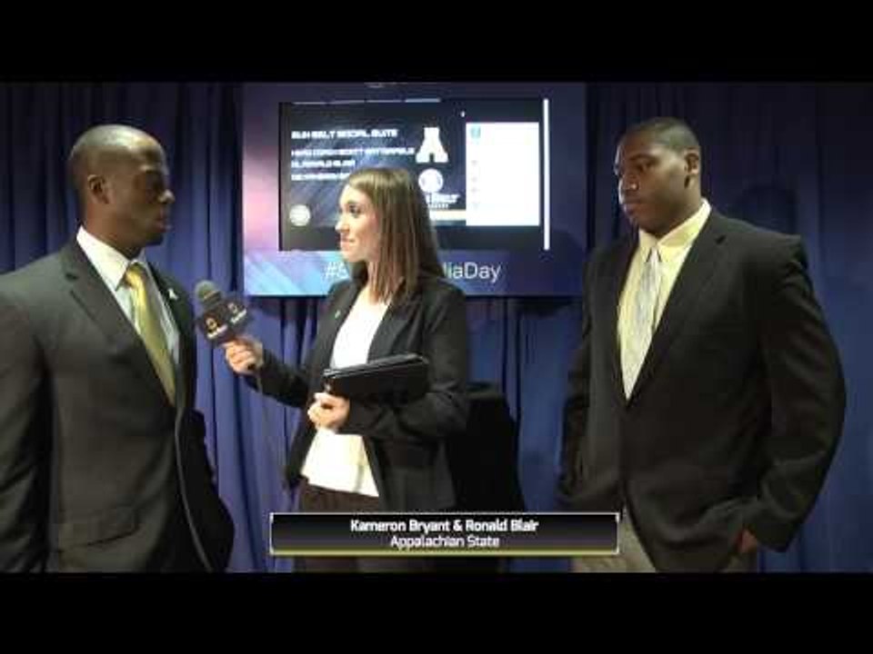 Sun Belt Social Suite - Appalachian State QB Kameron Bryant and DL Ronald Blair
