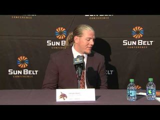 2014 Sun Belt Media Day - TXST LB David Mayo