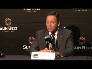 2014 Sun Belt Media Day - ULM Head Coach Todd Berry