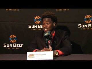 2014 Sun Belt Media Day - ULM WR Rashon Ceaser
