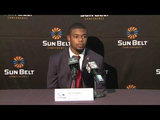 2014 Sun Belt Media Day - South Alabama LB Maleki Harris
