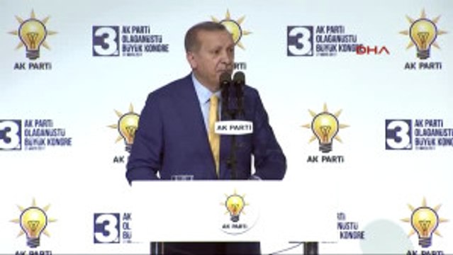 AK Parti 3. Olağanüstü Büyük Kongresi 'Recep Tayyip Erdoğan' Sloganlarıyla Başladı 28
