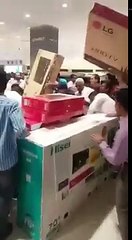 Desi Men Fighting For TVs Sale