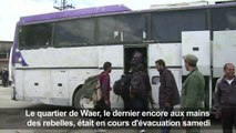 Syrie: évacuation des rebelles de Waer, leur dernier fief à Homs