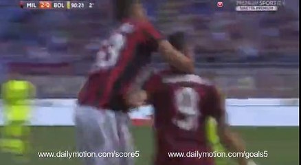 Gianluca Lapadula Goal AC Milan 3 - 0 Bologna SA 21-5-2017