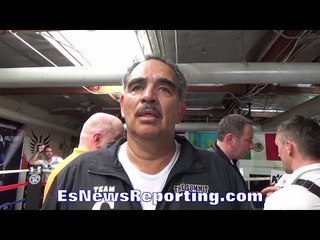 ABEL SANCHEZ "CANELO GETS BEAT WHO ELSE DOES OSCAR HAVE IN HIS COMPANY?" ASK "MARINATING WHAT?"