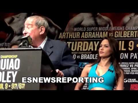Bob Arum Says Manny Pacquiao vs. Timothy Bradley 3 Had 'Terrible' PPV Numbers 400k-to-500k buys