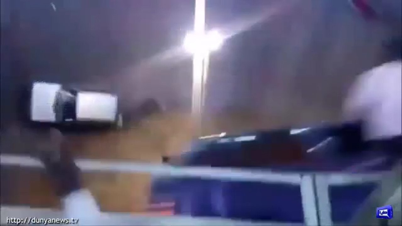 Stunt man performing in Well