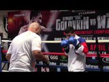 McWilliams Arroyo Working mitts a head of showdown with chocolatito EsNews Boxing