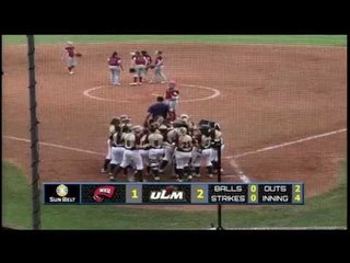 2014 Sun Belt Softball Championship - Game 7 Highlights UL Monroe vs. Western Kentucky