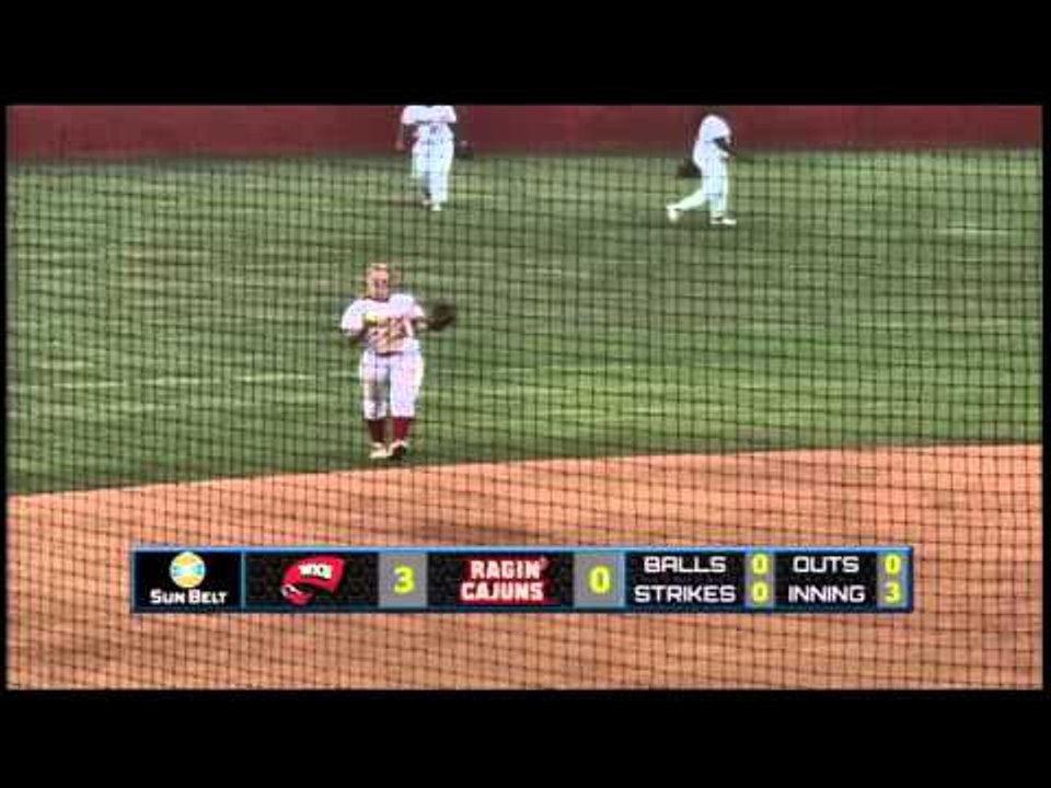 2014 Sun Belt Conference Softball Championship - Game 6 Highlights  UL Lafayette vs Western Kentucky