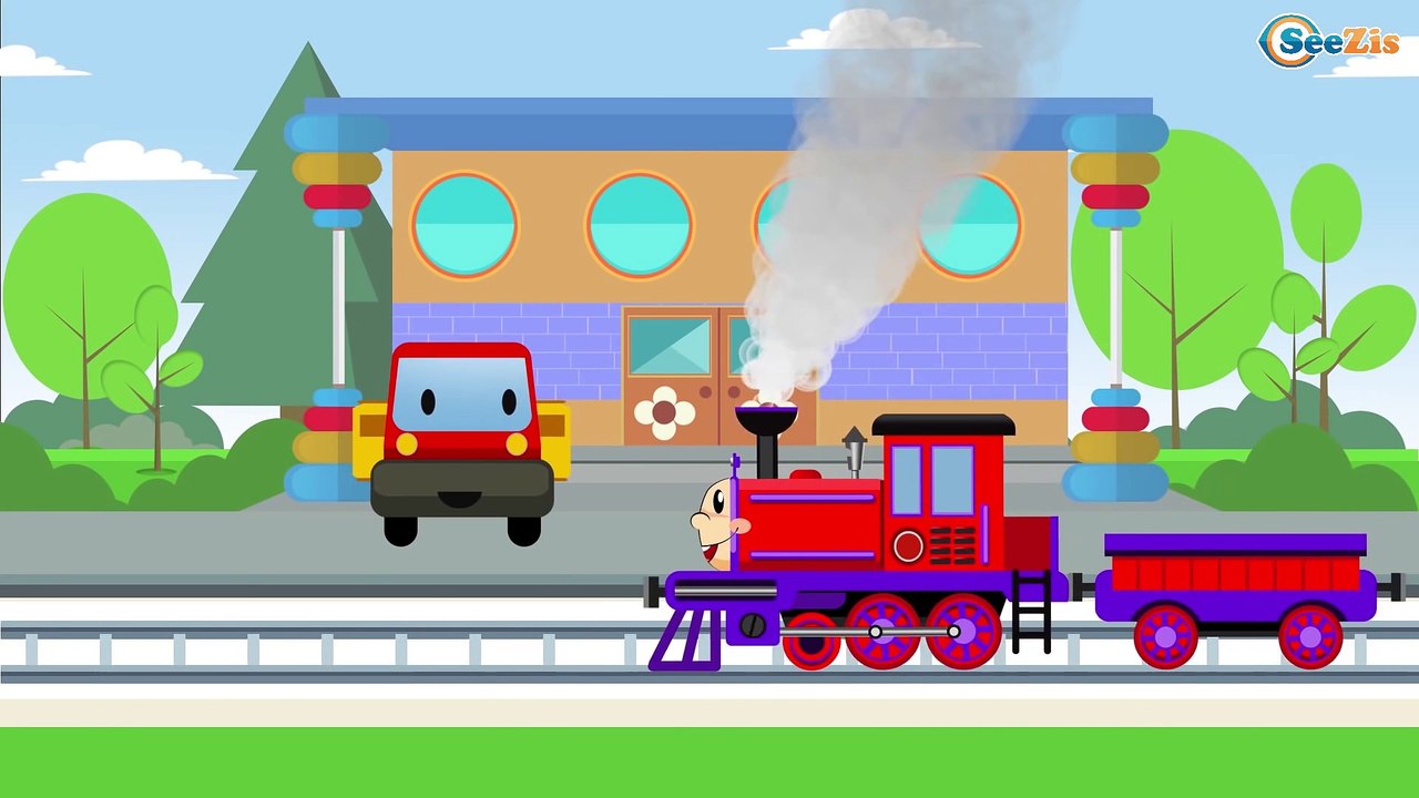 The Little Train - Learn Vehicles - Educational...