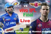 Rising Pune Supergiant vs Mumbai Indians, Final IPL Match 2017 Live Streaming