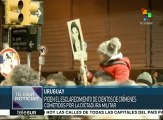 Marchan uruguayos para exigir justicia por crímenes de la dictadura