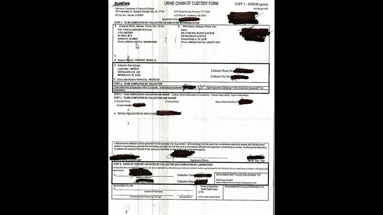 TLC LAB CORP DRUG TEST