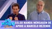 Celso Portiolli manda mensagem de apoio ao Marcelo Rezende