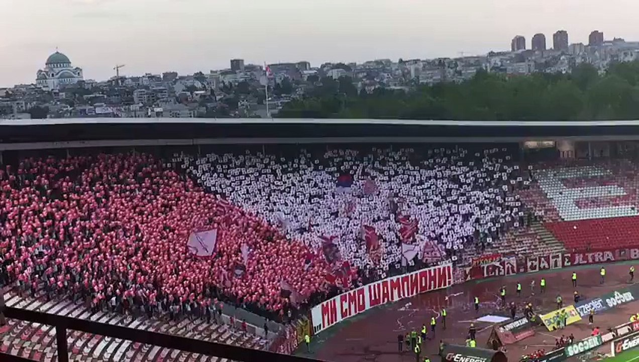 Delije - Koreografija / Crvena zvezda - Radnicki