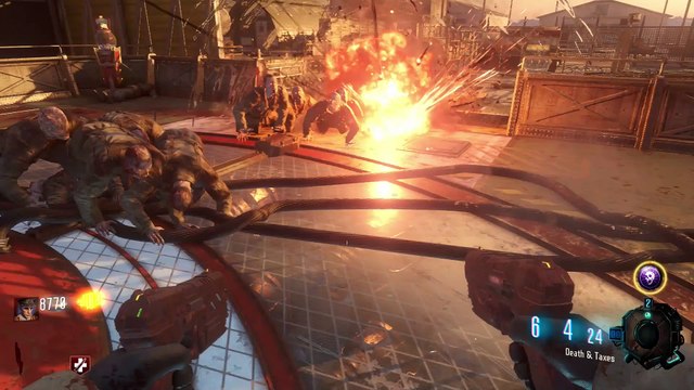 MOON - NO MAN'S LAND CHALLENGE 524 KILLS GAMEPLAY (Black Ops 3 zombies Chronicles)