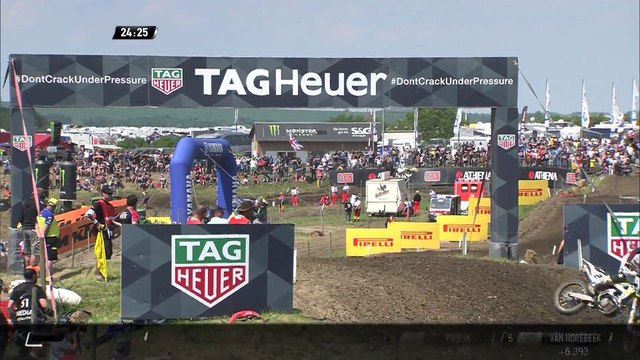 MXGP of Germany Arnaud Tonus passes Romain Febvre