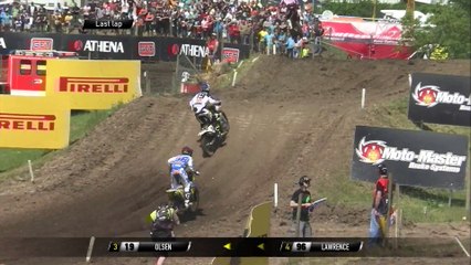 MXGP of Germany Jonass, Olsen & Lawrence battle at last lap