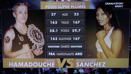 Maïva Hamadouche vs Anahi Esther Sanchez, ChM IBF poids super-plumes, 18 mai 2017