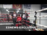 ROBERT GARCIA MIKEY & PITA on Salido Lomachenko Fortuna EsNews Boxing