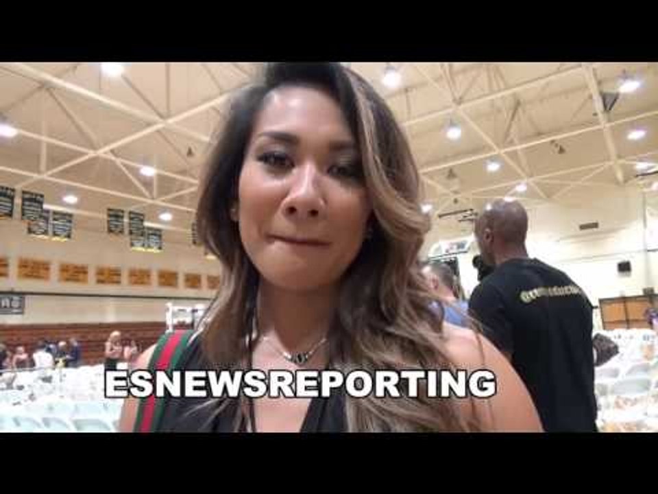 Beautiful Filipina Singer Is A BIG Manny Pacquiao Fan EsNews Boxing