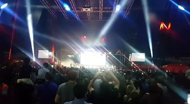 50 cent chante We Are The Champions avec les Monégasques