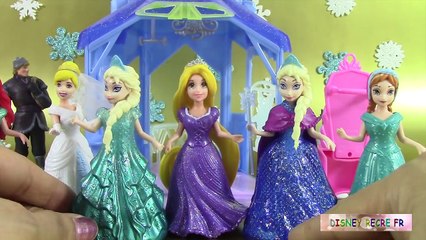 Video herunterladen: Pâte à modeler Reine des neiges Poupée Magiclip Elsa Château Flip N' Switch