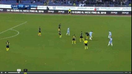 Senad Lulic Red Card  - Lazio vs Inter Milan 1-3  21.05.2017 (HD)