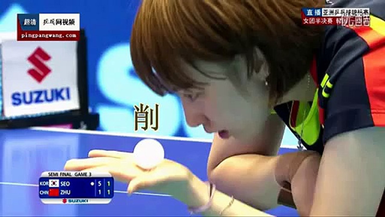 2015女子削球十佳球 李晓霞遭反袭无奈苦笑 标清