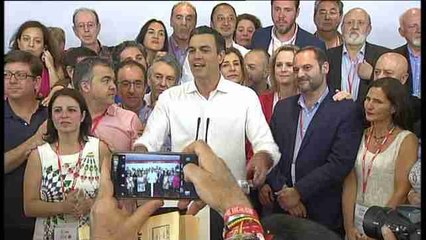 Sánchez: "Hoy quien ha ganado es el PSOE y cuando gana el PSOE gana España"
