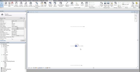 revit topo and building at sea level