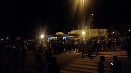 تطاوين الآن امام مقر الولاية