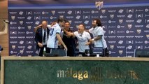 Overjoyed Real players invade press conference