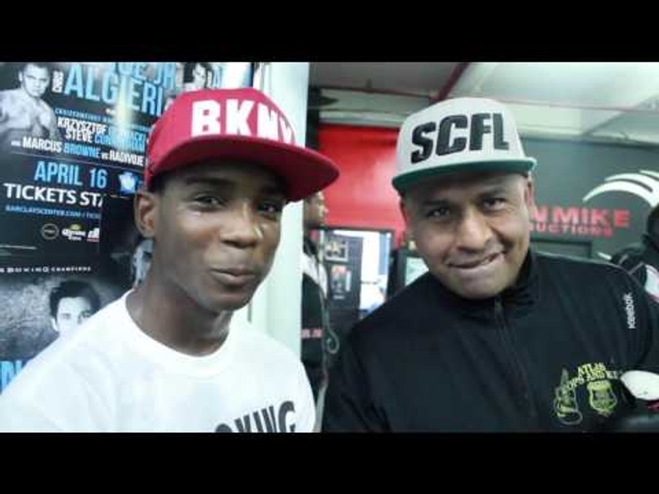 Lil Bhop gives his favorite mexican fighters, poses with dad so haters can see resemblance