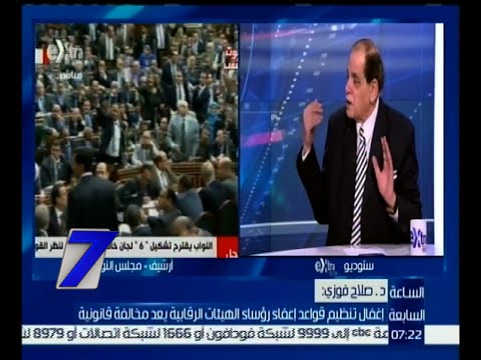 الساعة السابعة | د. صلاح فوزي : اللجان المتخصصة...