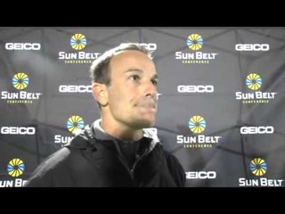 2013 Sun Belt Soccer Championship - semifinal post game with WKU head coach Jason Neidell