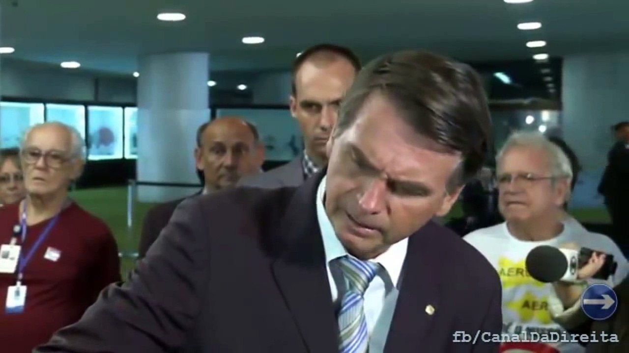 Repórter provoca Bolsonaro e se dar mal