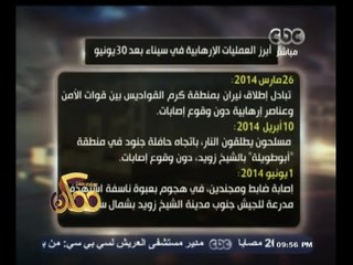 #ممكن | ابرز العمليات الارهابية في سيناء بعد 30 يونيو